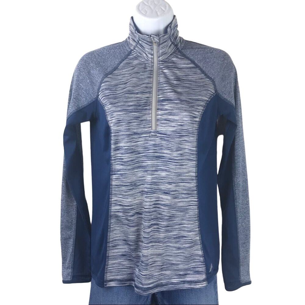 Avia 1/4 Zip Athletic Pullover Thumb Holes XS
